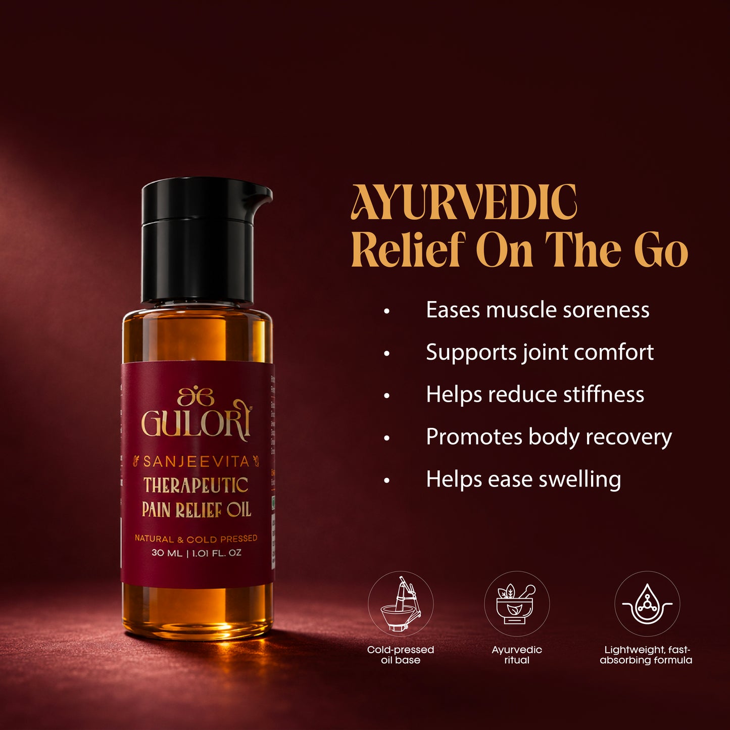 Gulori Minis Sanjeevita Therapeutic Pain Relief Oil 30ml